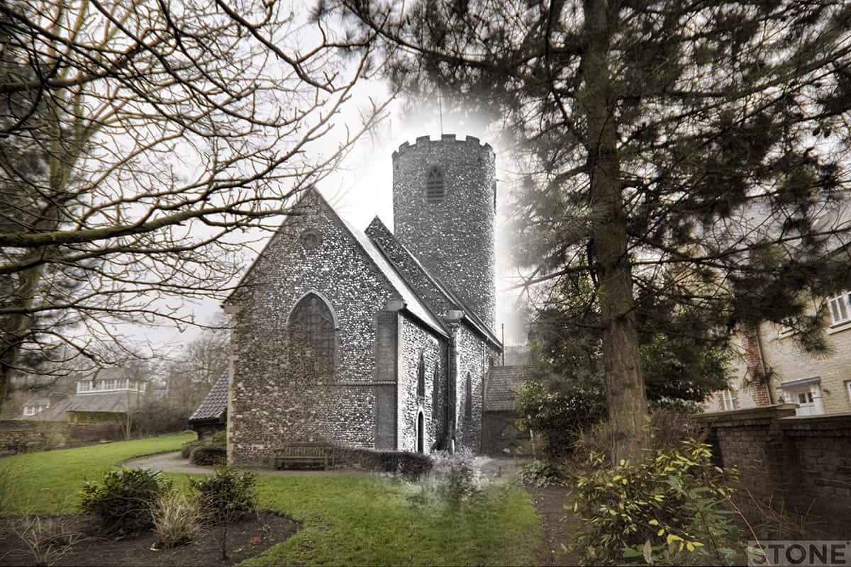 St Julian Norwich blitz ghost © Nick Stone 2