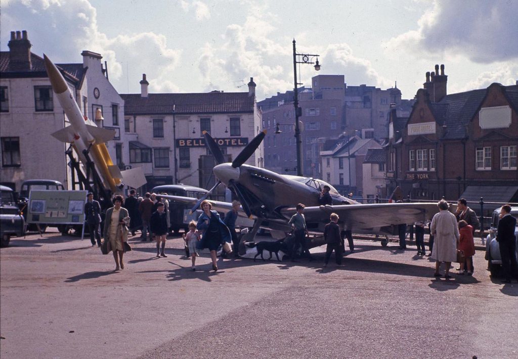 Spitfire in Norwich 1960s