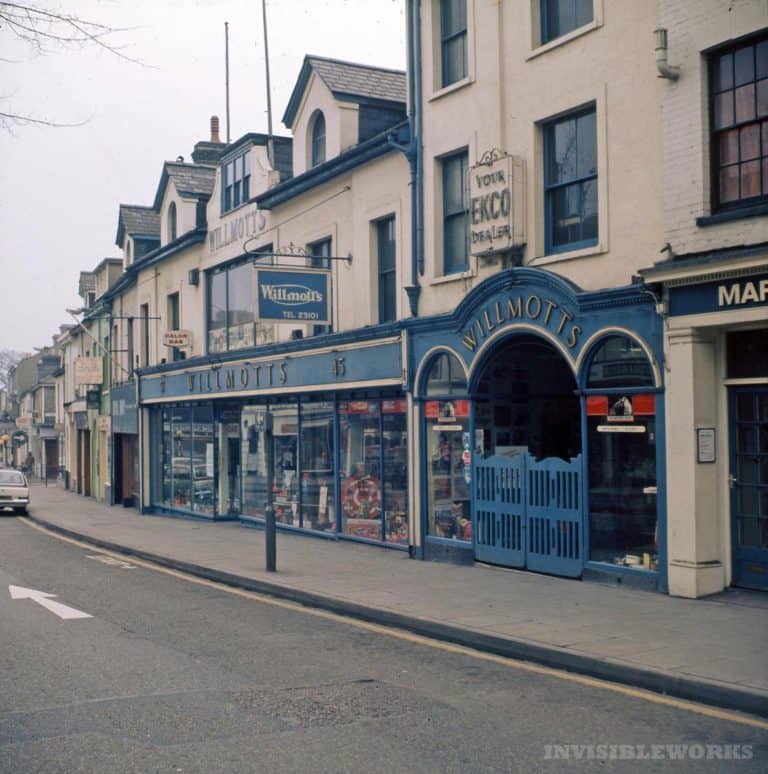 Through glass 1960s Norwich part 4, streets Invisible Works