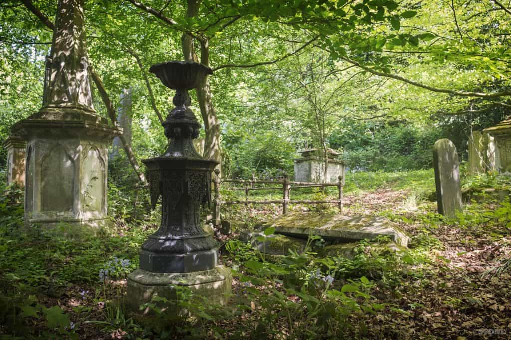 Rosary Cemetery, Norwich, Hines metal memorial.