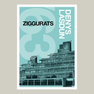 UEA Lasdun Ziggurats poster
